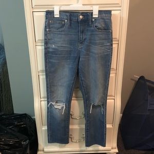 Madewell High Rise Slim Boyjean size 26